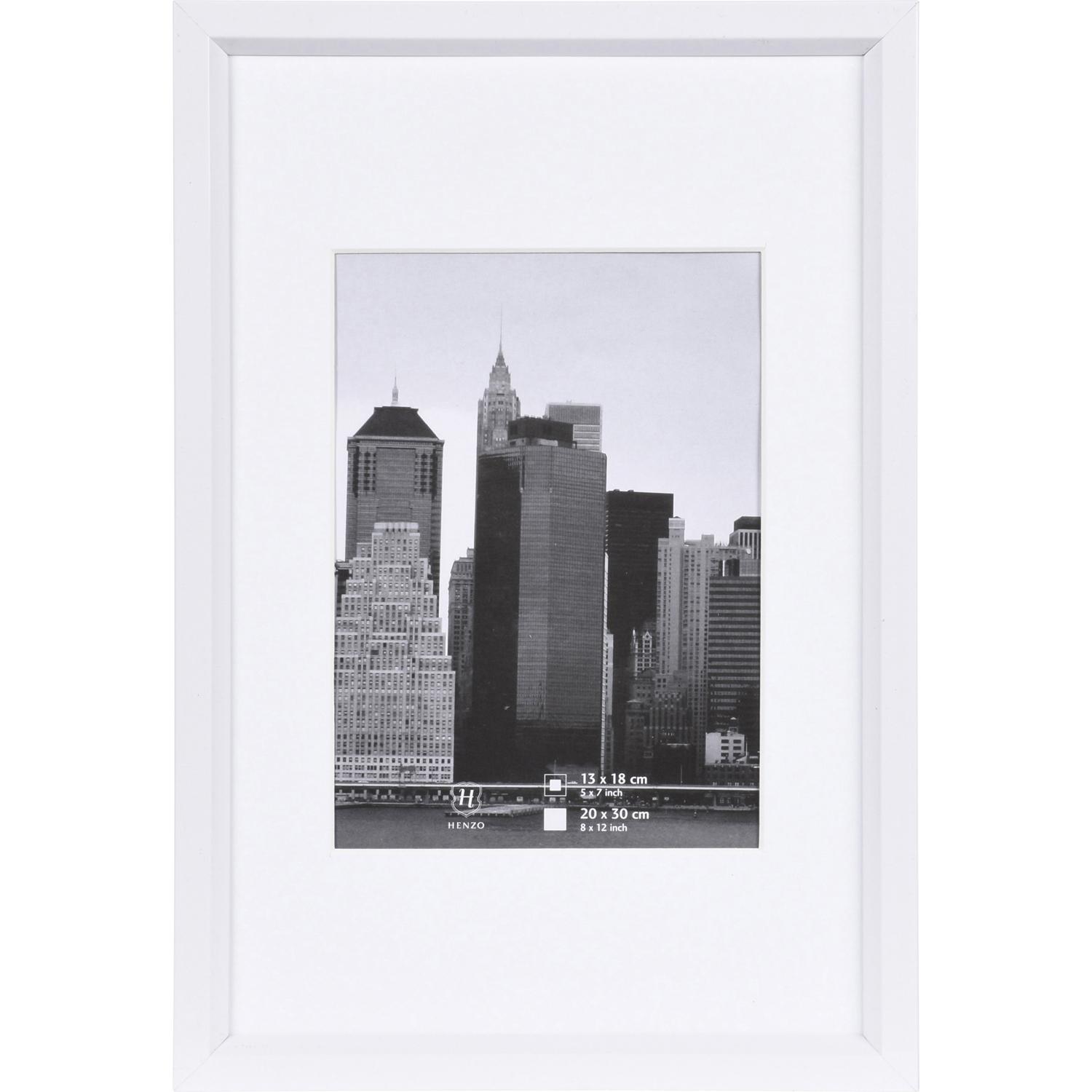 Fotolijst - Henzo - Metallica - Fotomaat 20x30 cm - Wit