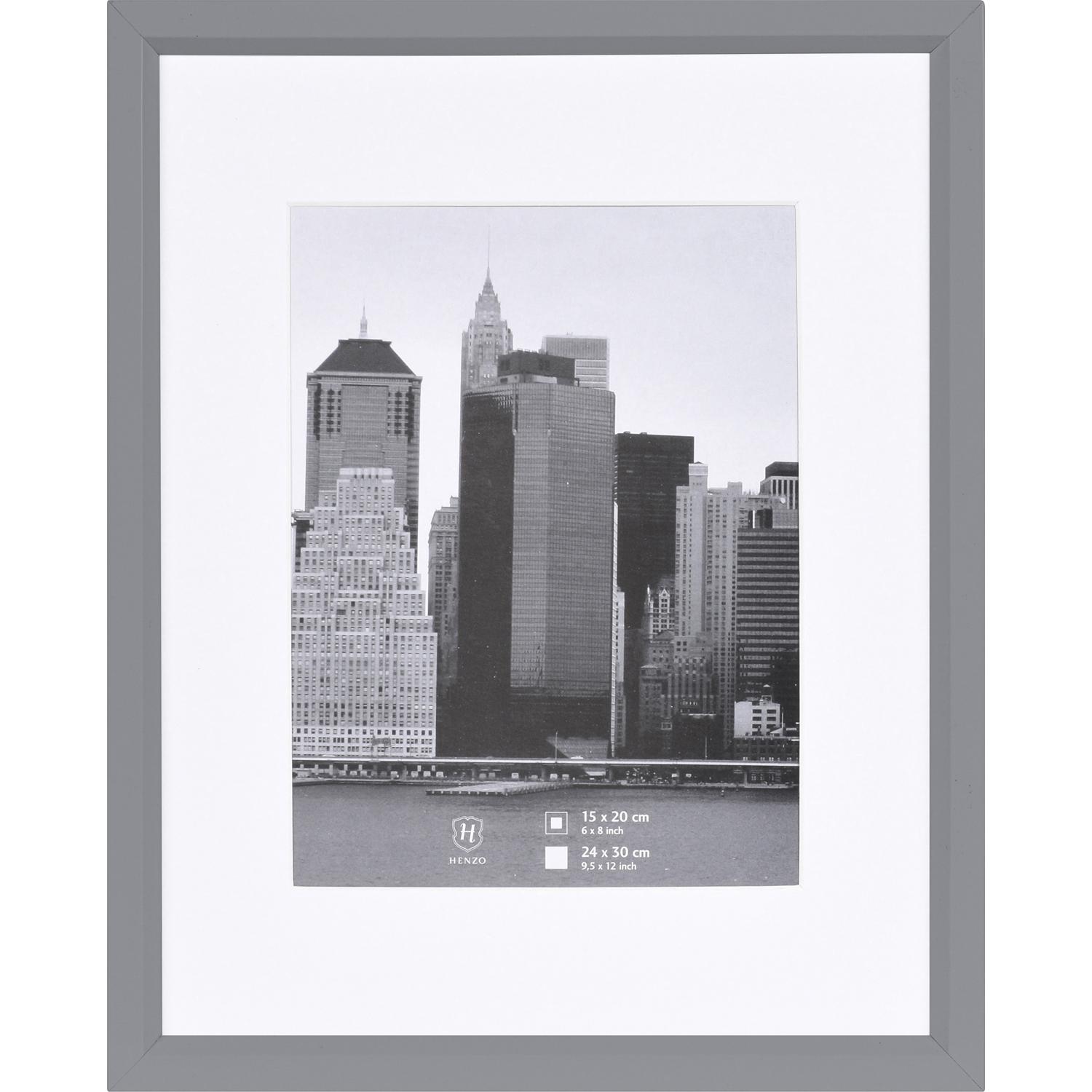 Fotolijst - Henzo - Metallica - Fotomaat 24x30 cm - Zilver
