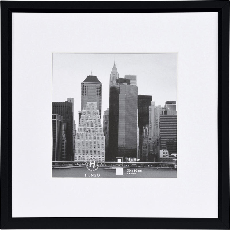 Fotolijst - Henzo - Metallica - Fotomaat 30x30 cm - Zwart