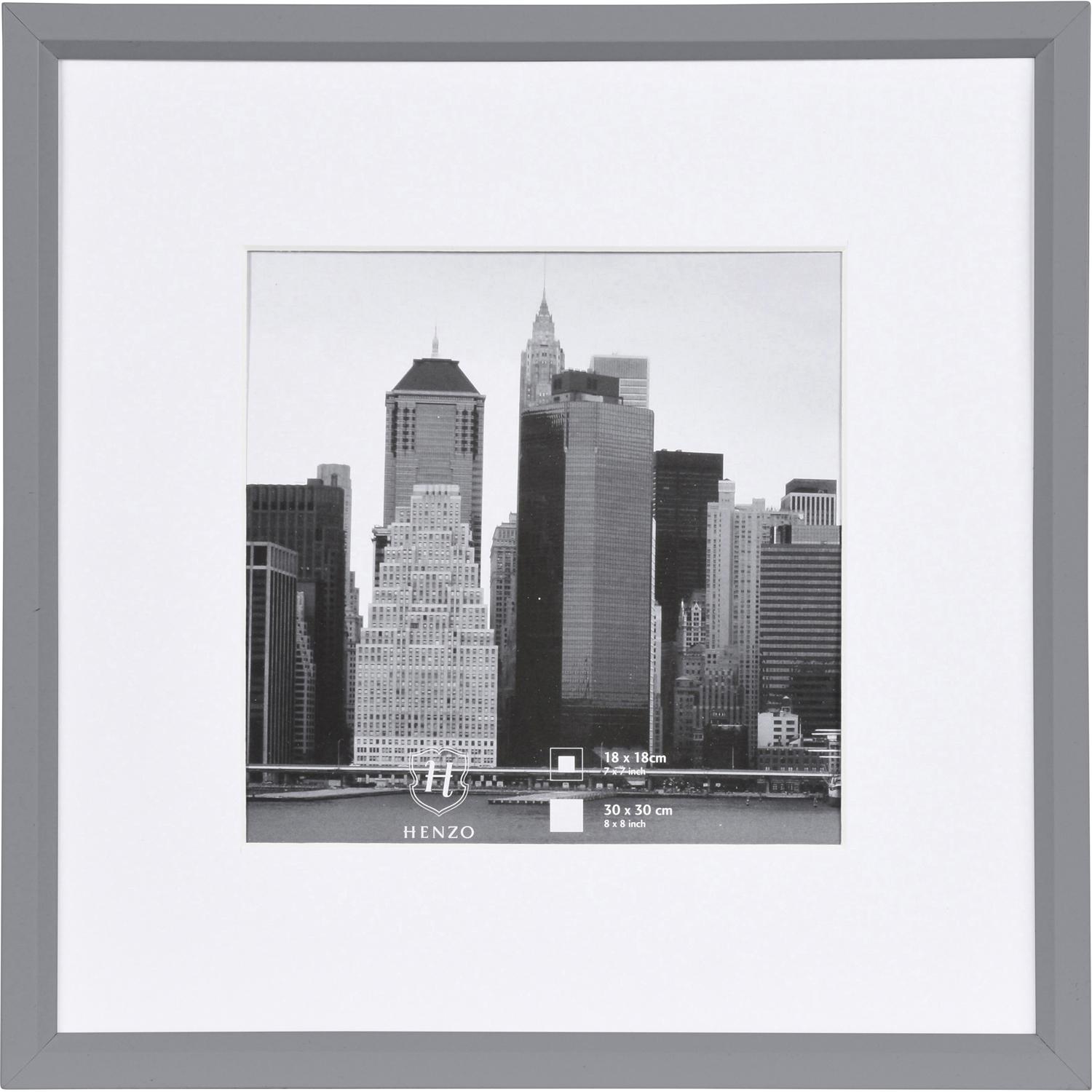 Fotolijst - Henzo - Metallica - Fotomaat 30x30 cm - Zilver