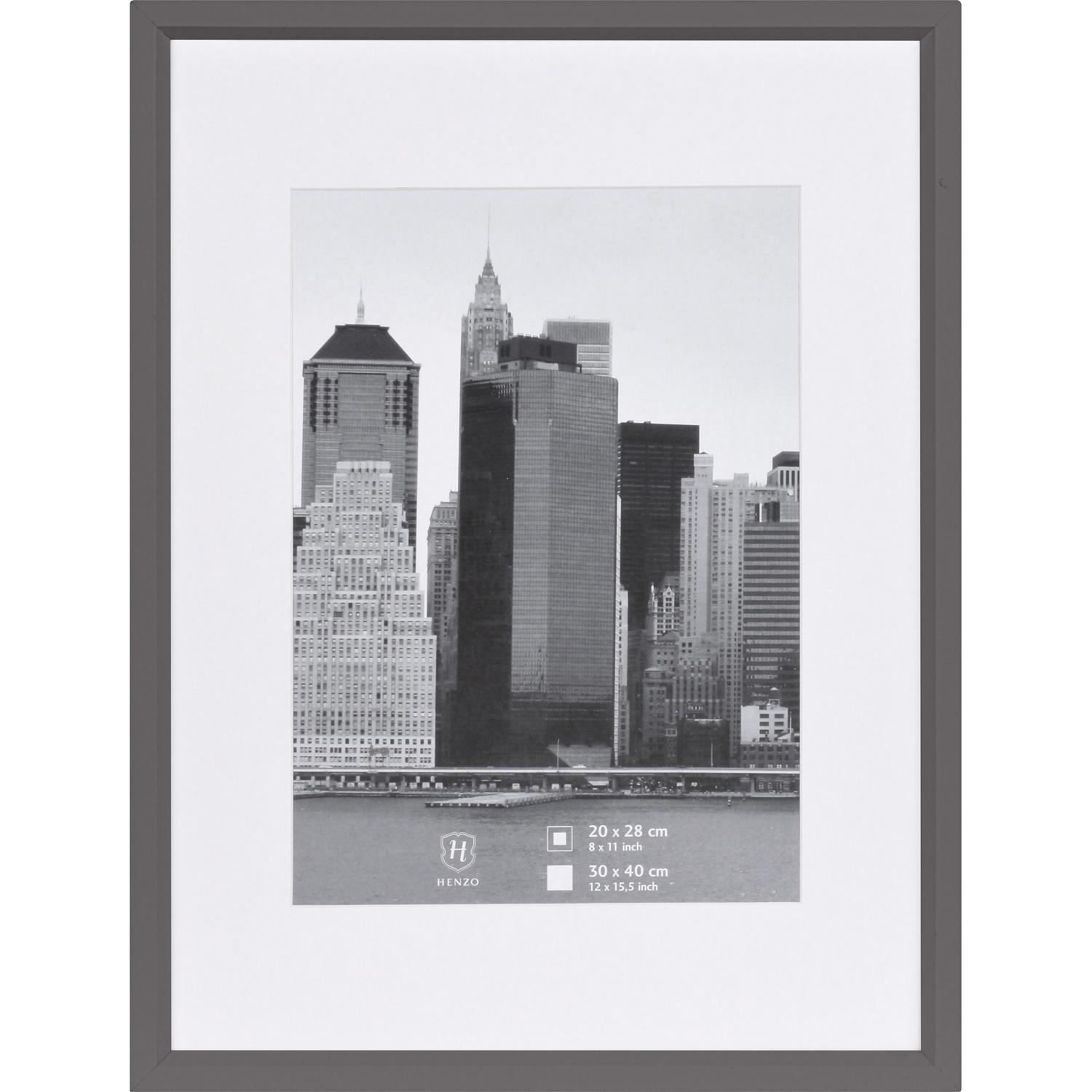 Fotolijst - Henzo - Metallica - Fotomaat 30x40 cm - Donkergrijs