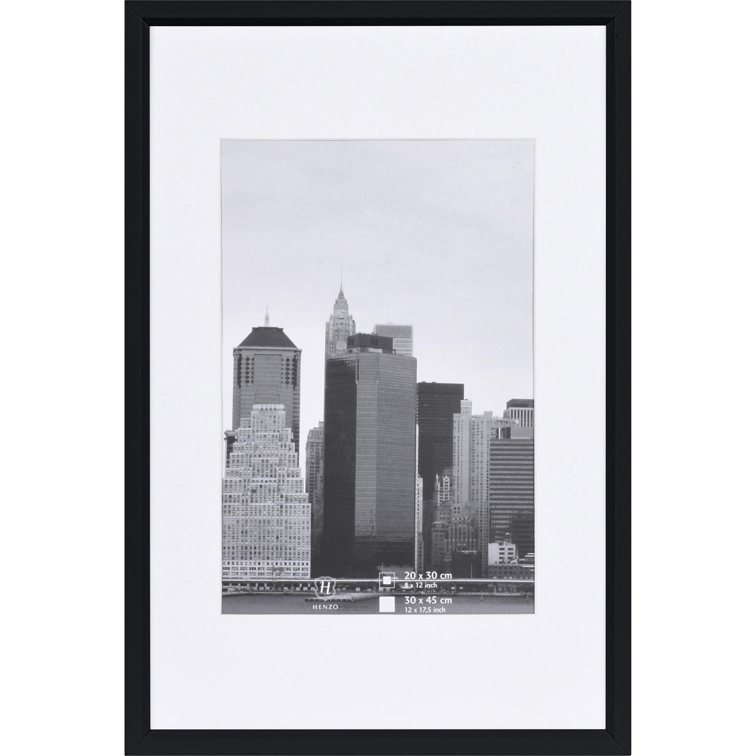 Fotolijst - Henzo - Metallica - Fotomaat 30x45 cm - Zwart