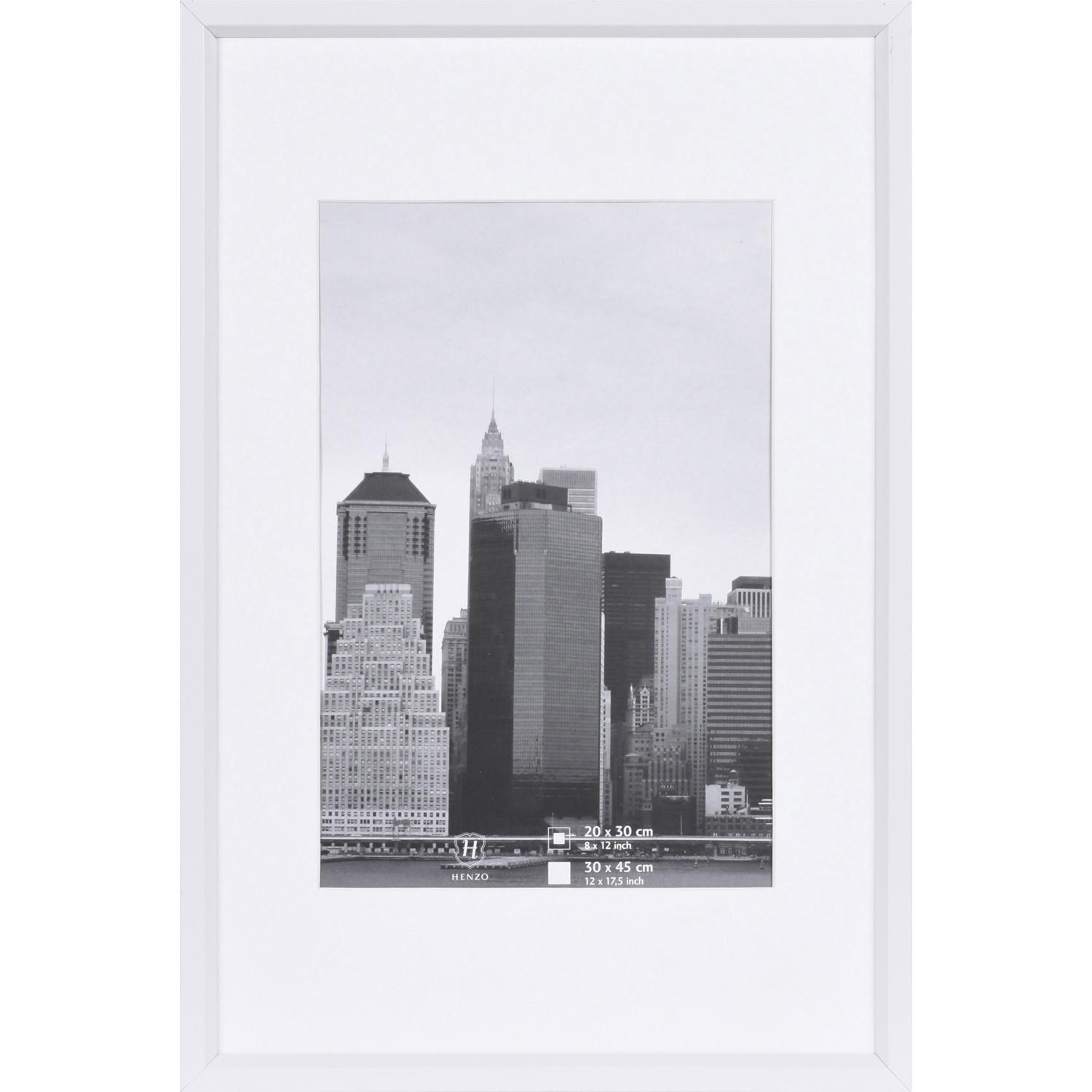 Fotolijst - Henzo - Metallica - Fotomaat 30x45 cm - Wit
