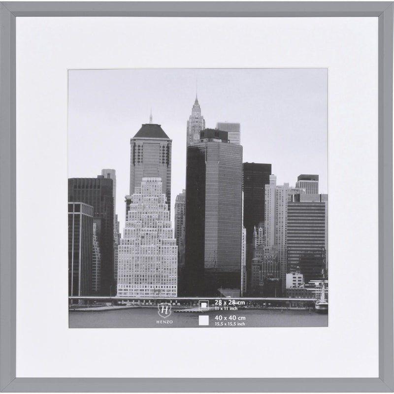 Fotolijst - Henzo - Metallica - Fotomaat 40x40 cm - Zilver