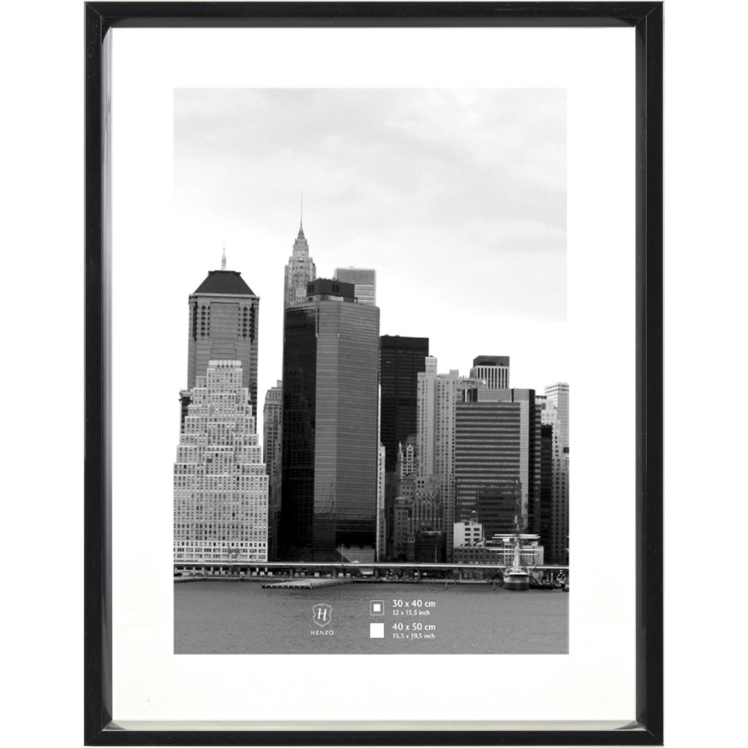 Fotolijst - Henzo - Metallica - Fotomaat 40x50 cm - Zwart