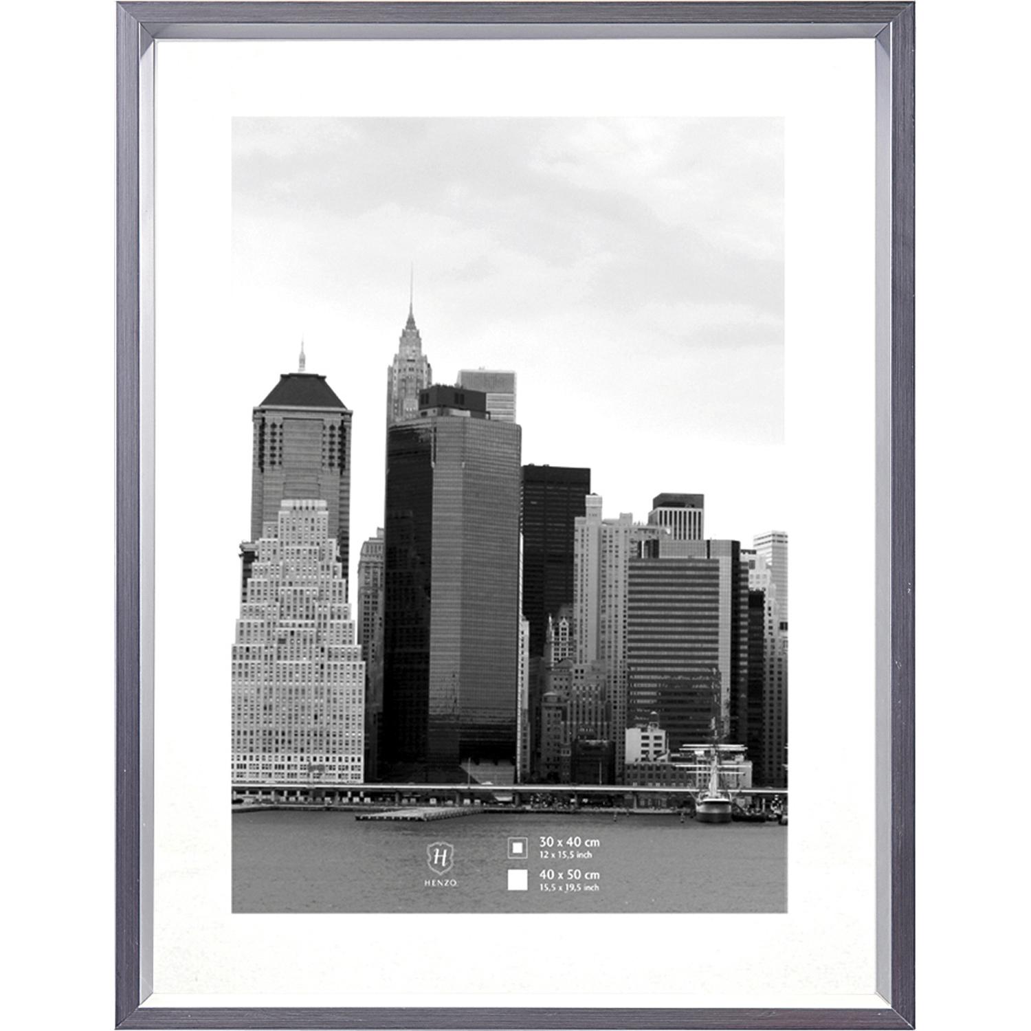 Fotolijst - Henzo - Metallica - Fotomaat 40x50 cm - Donkergrijs