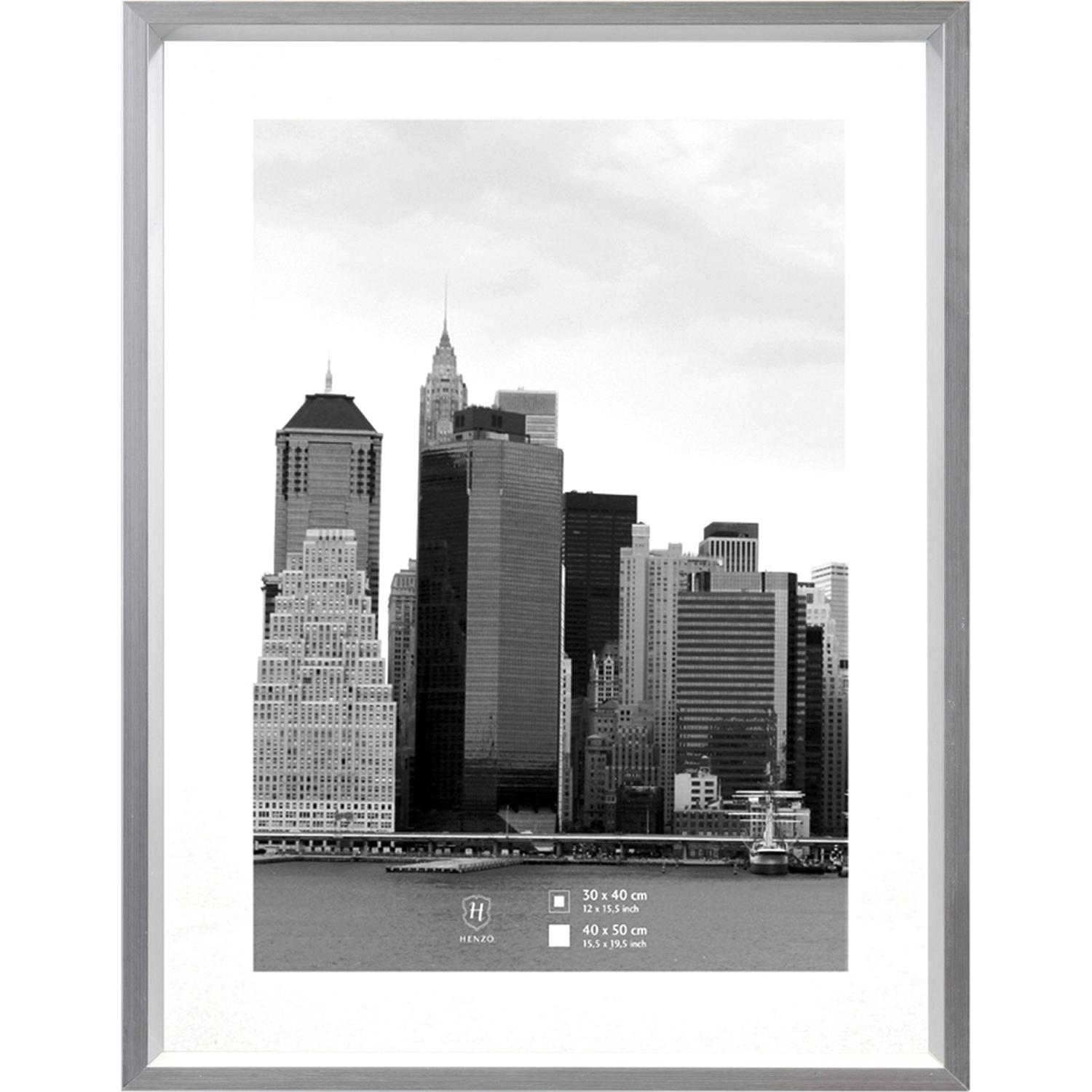 Fotolijst - Henzo - Metallica - Fotomaat 40x50 cm - Zilver