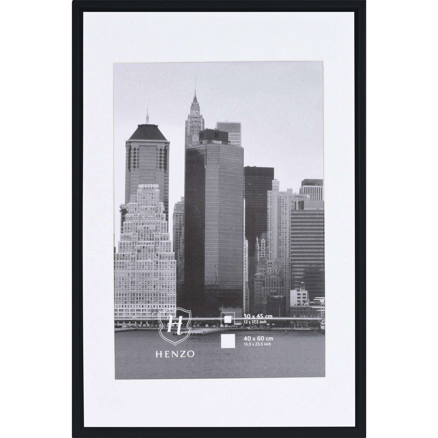 Fotolijst - Henzo - Metallica - Fotomaat 40x60 cm - Zwart