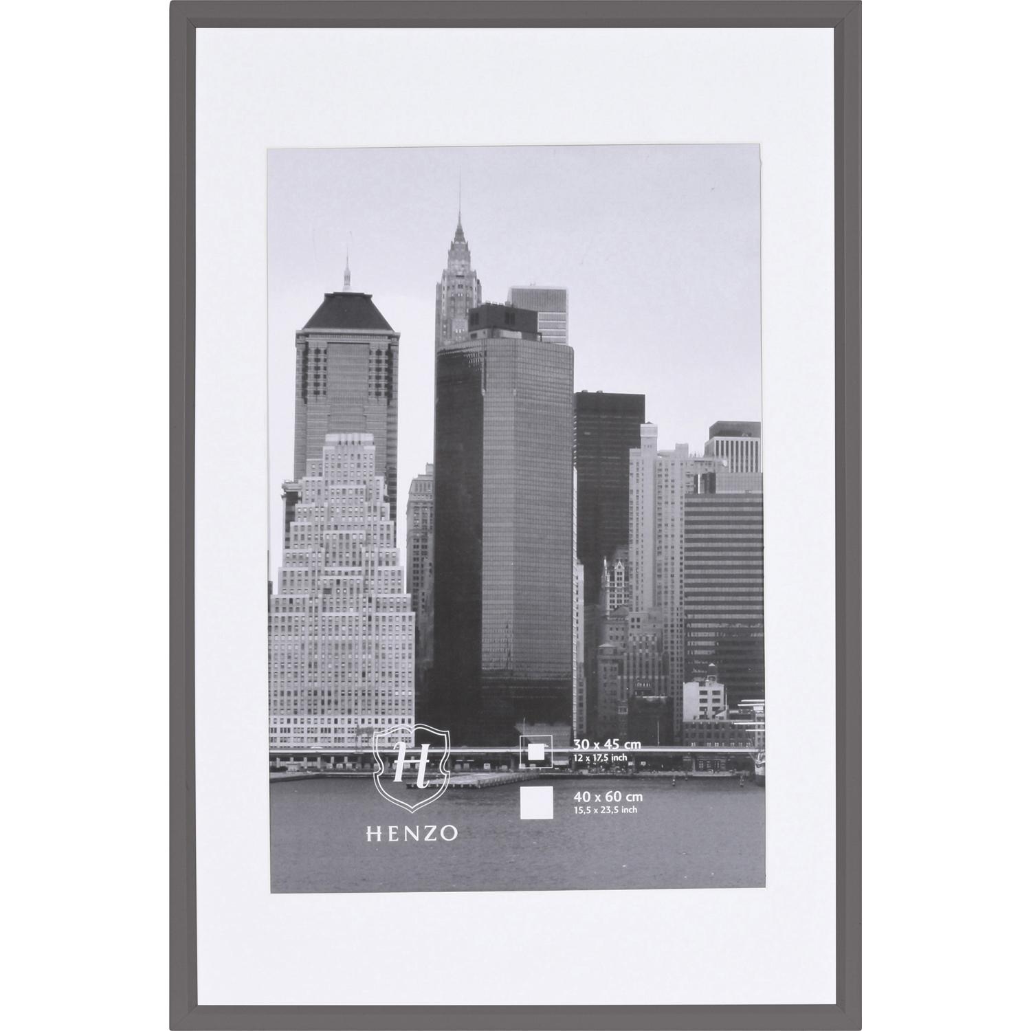 Fotolijst - Henzo - Metallica - Fotomaat 40x60 cm - Donkergrijs