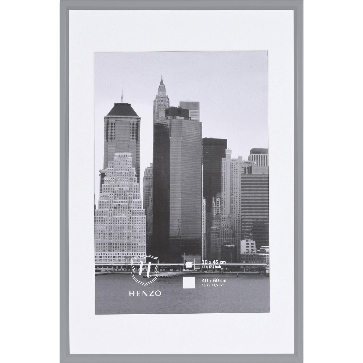 Fotolijst - Henzo - Metallica - Fotomaat 40x60 cm - Zilver
