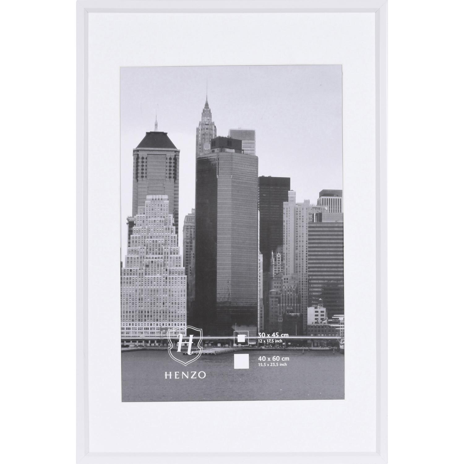 Fotolijst - Henzo - Metallica - Fotomaat 40x60 cm - Wit