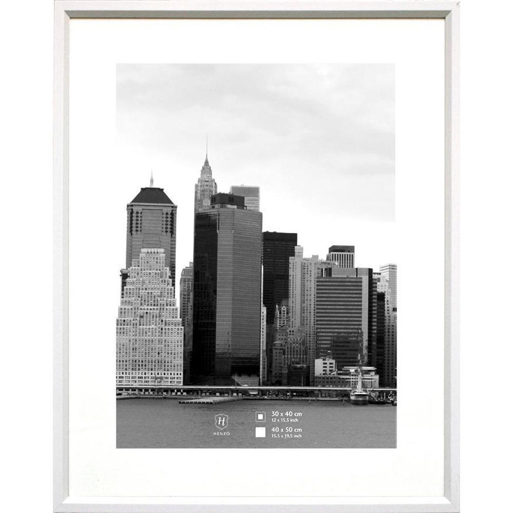 Fotolijst - Henzo - Metallica - Fotomaat 50x60 cm - Wit