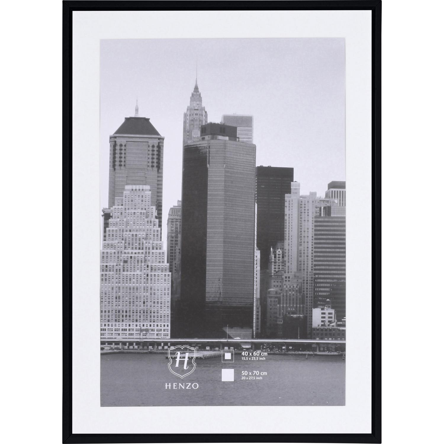Fotolijst - Henzo - Metallica - Fotomaat 50x70 cm - Zwart