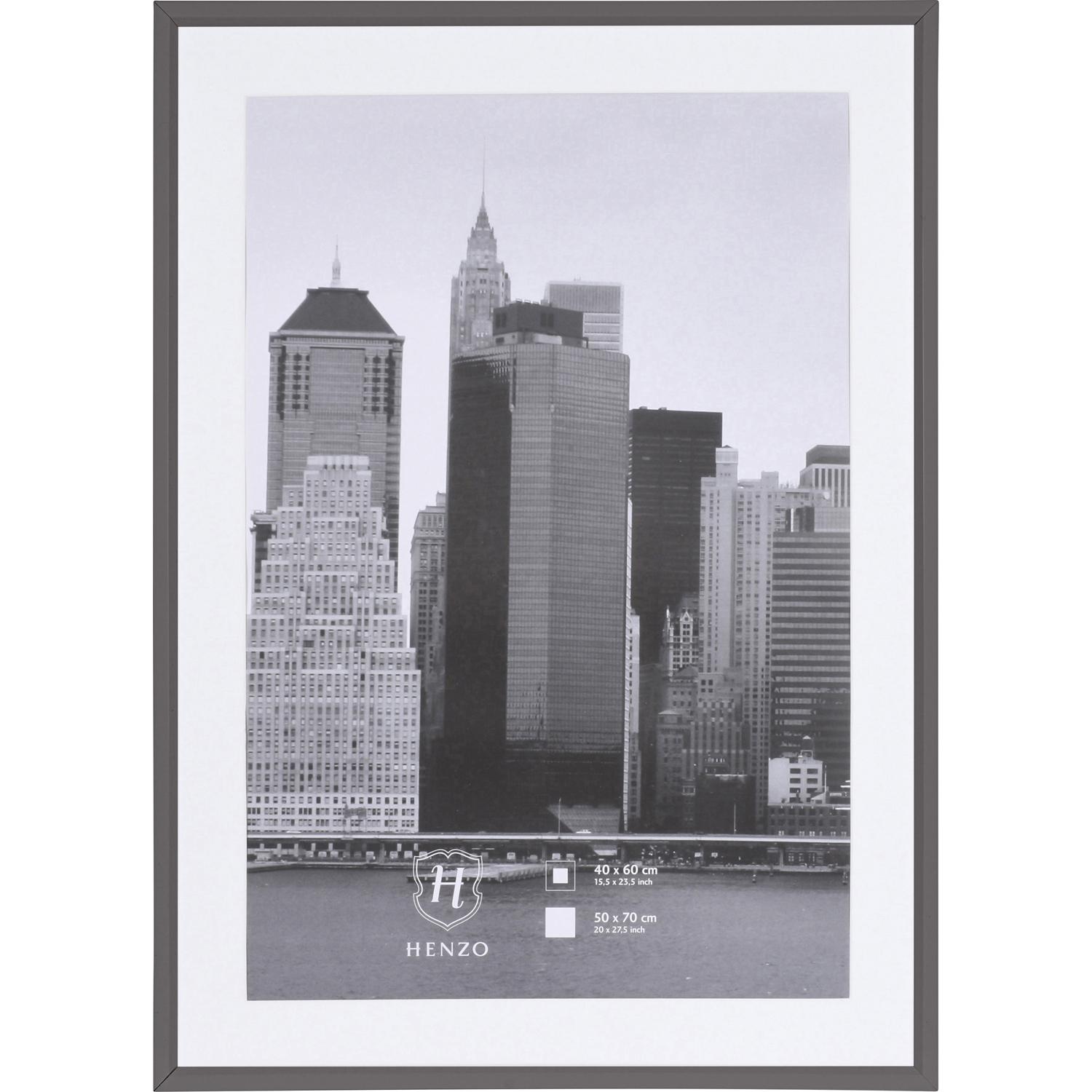 Fotolijst - Henzo - Metallica - Fotomaat 50x70 cm - Donkergrijs