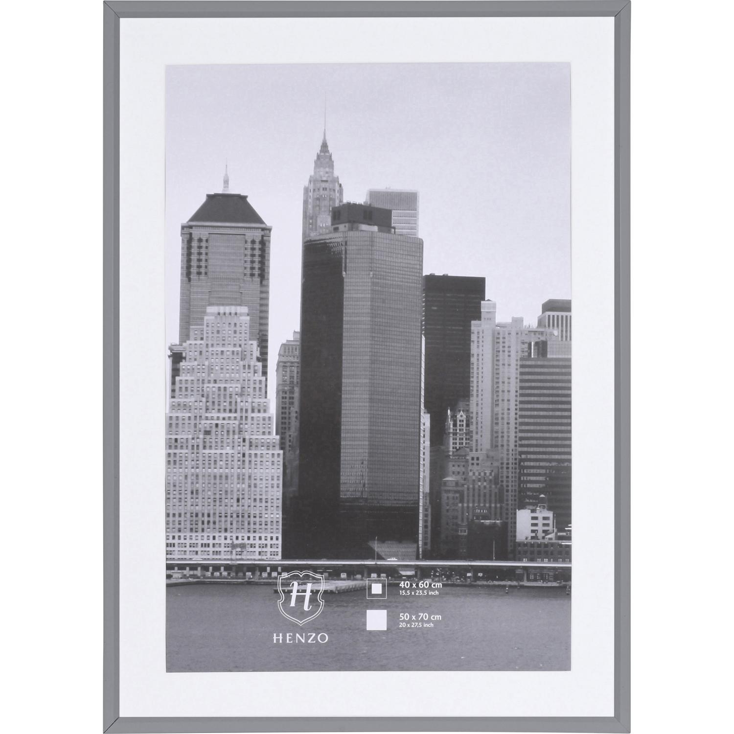 Fotolijst - Henzo - Metallica - Fotomaat 50x70 cm - Zilver