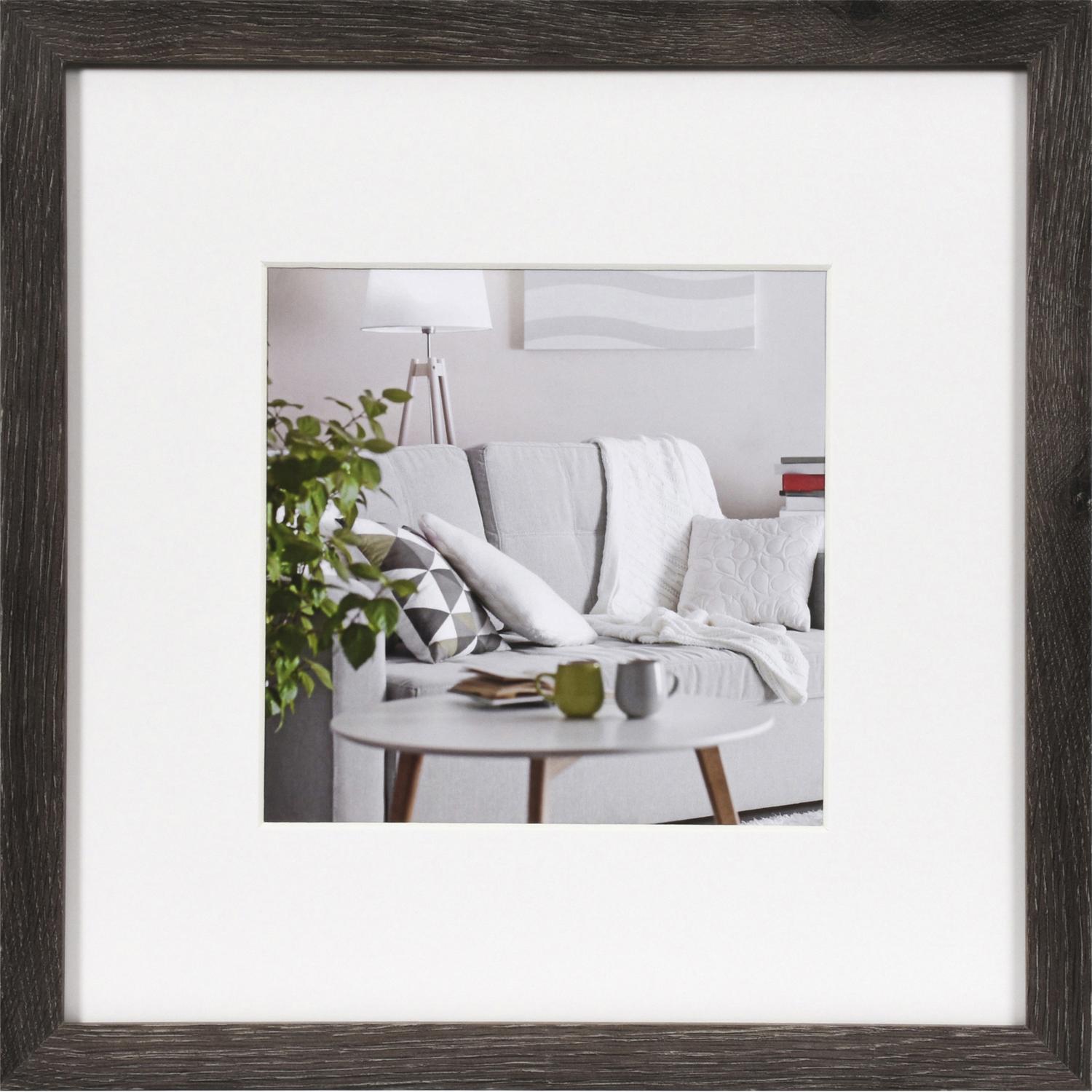 Fotolijst - Henzo - Modern - Fotomaat 30x30 cm - Donkergrijs