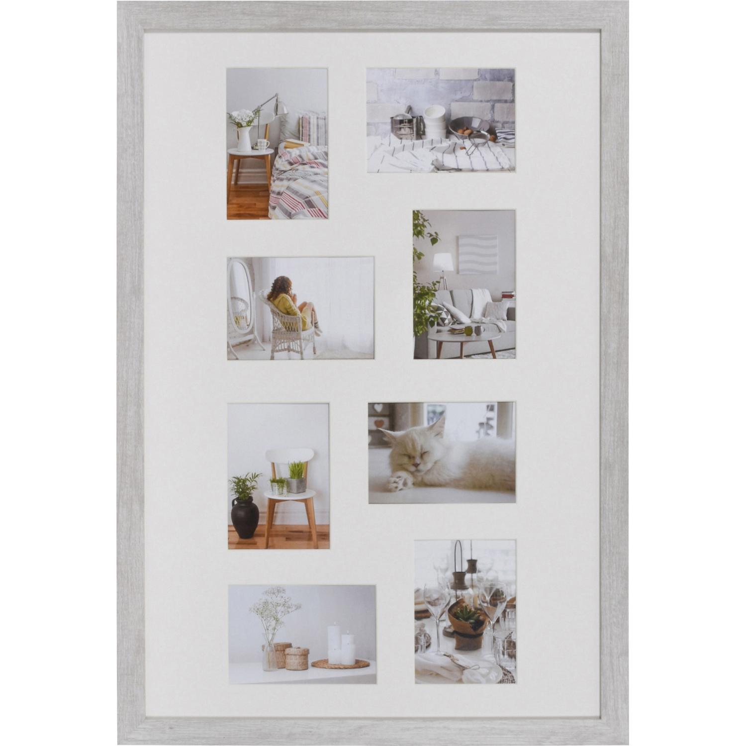 Fotolijst - Henzo - Modern Gallery - Collagelijst voor 8 foto's - Fotomaat 10x15 cm - Wit