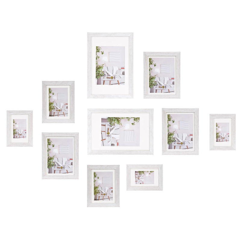 Fotolijst - Henzo - Modern - Fotowand - 10 lijsten - Wit