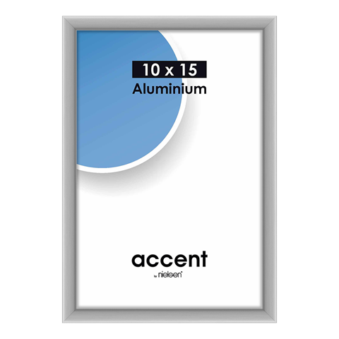 Nielsen Fotolijst 51224 Accent Mat Zilver 10x15 cm