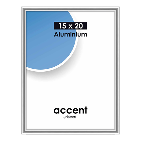 Nielsen Fotolijst 51323 Accent Glanzend Zilver 15x20 cm