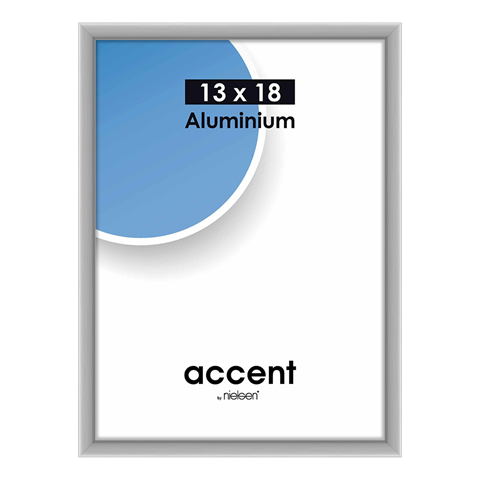 Nielsen Fotolijst 53224 Accent Mat Zilver 13x18 cm