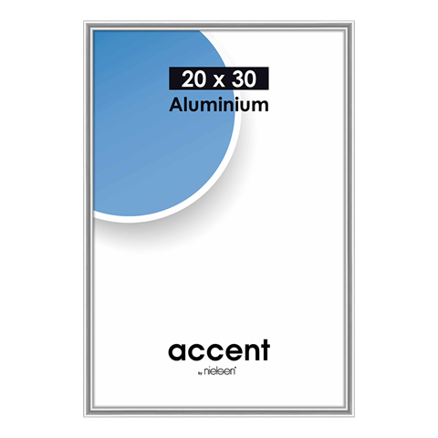 Nielsen Fotolijst 53523 Accent Glanzend Zilver 20x30 cm