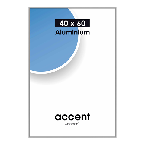 Nielsen Fotolijst 55124 Accent Mat Zilver 40x60 cm