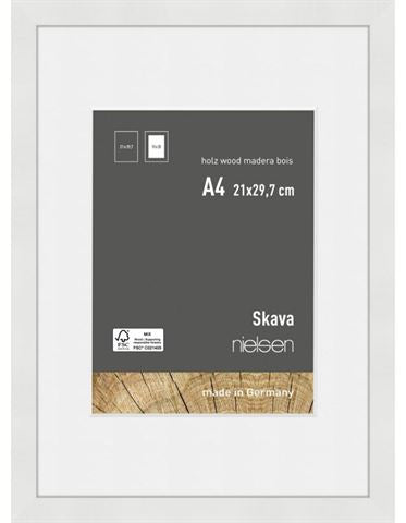 Nielsen Fotolijst 6321101 Skava Wit A4 21 x 29,7 cm