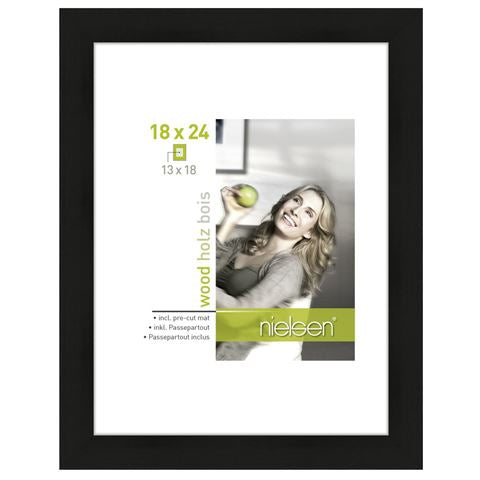 Nielsen Fotolijst 8988041 Apollon Zwart 18x24 / 13x18 cm