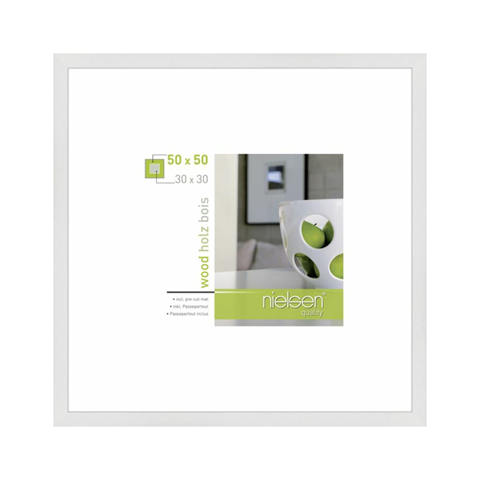 Nielsen Fotolijst 8988054 Apollon Wit 50x50 / 30x30 cm