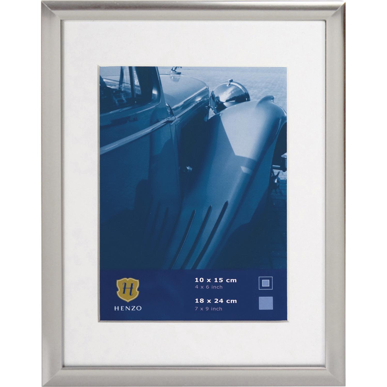 Fotolijst - Henzo - Portofino - Fotomaat 18x24 cm - Zilver