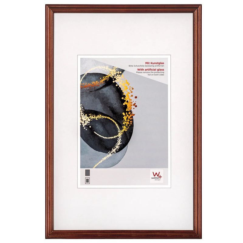 Select fotolijst Kunstglas 15x20 bruin