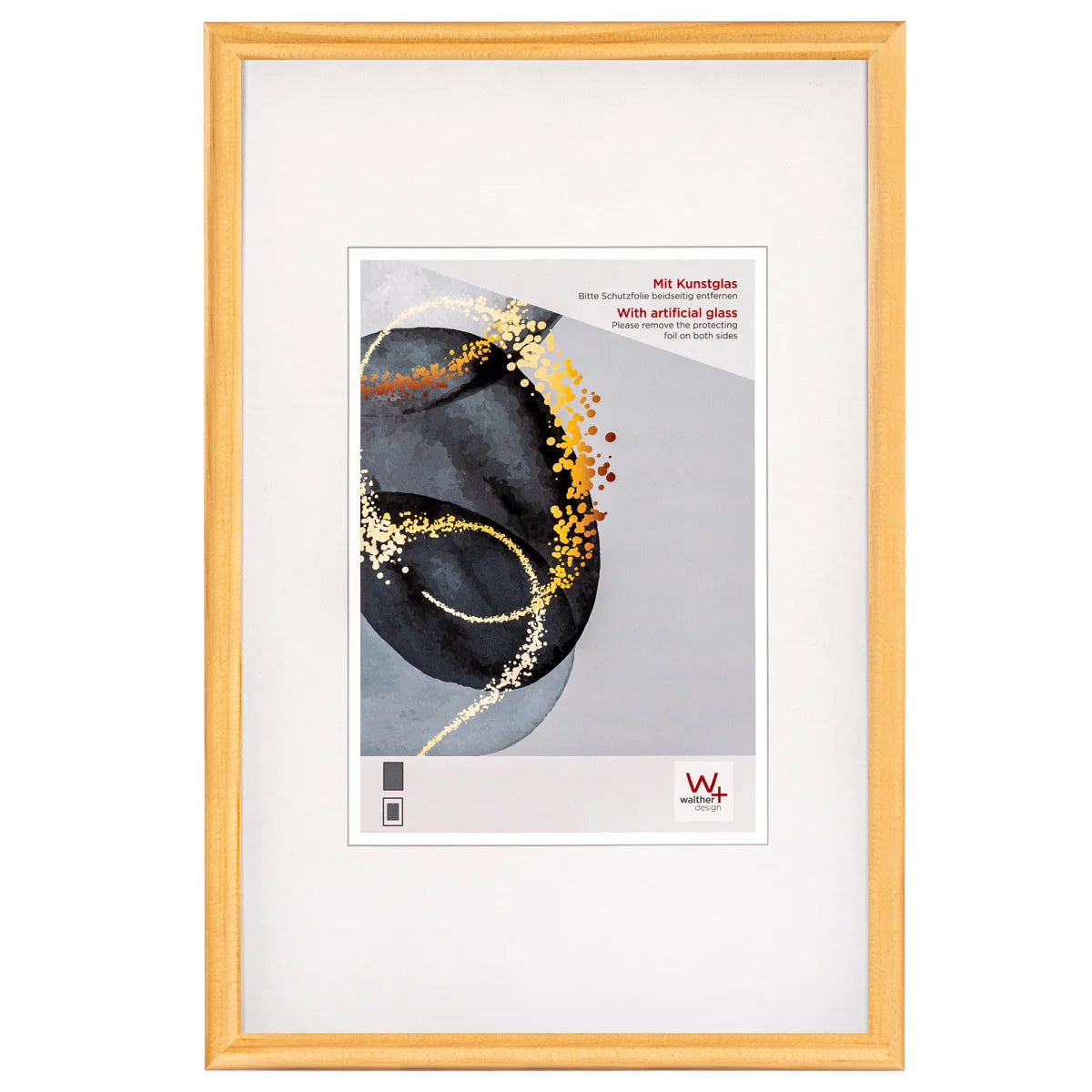 Select fotolijst Kunstglas 10x15 naturel
