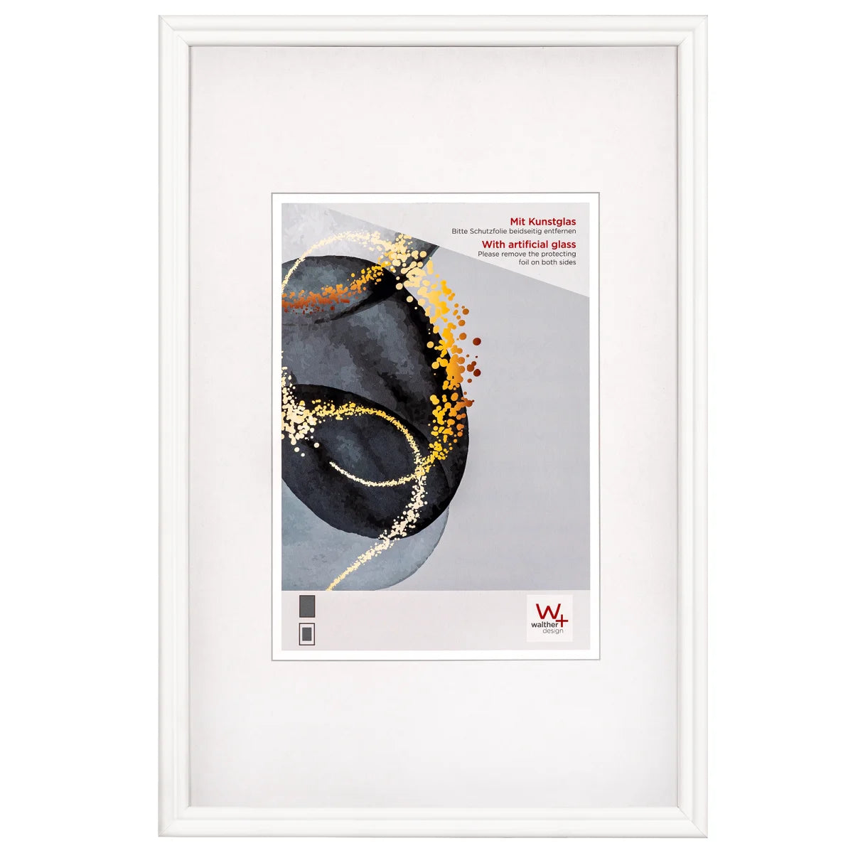 Select fotolijst Kunstglas 10x15 wit