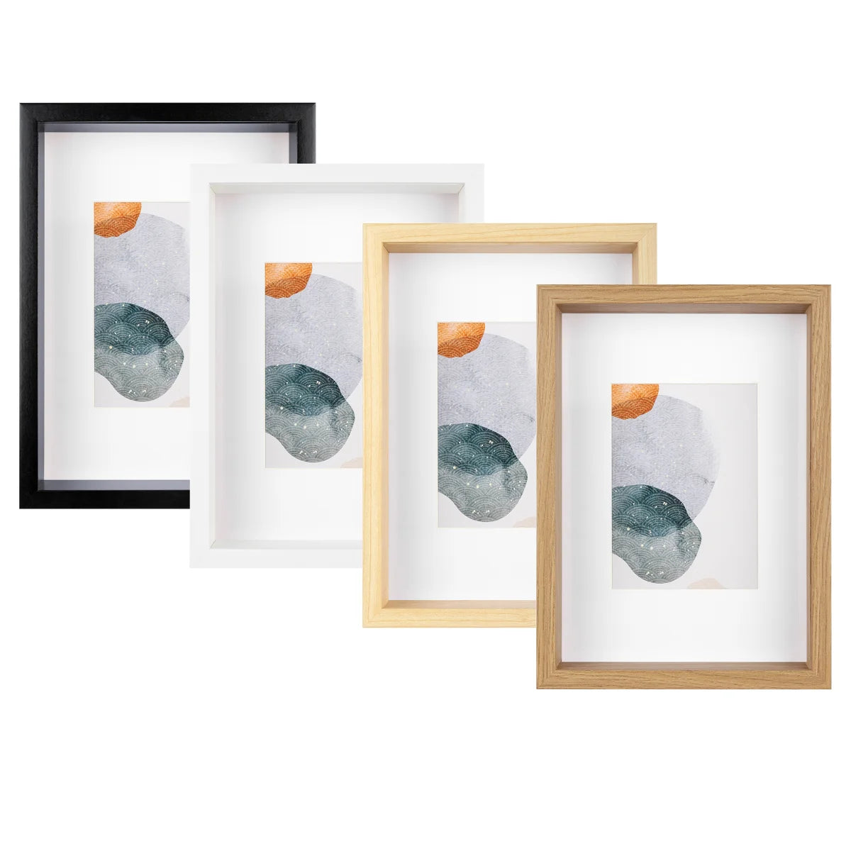 Shape 3D FSC-fotolijst 25x25 wit