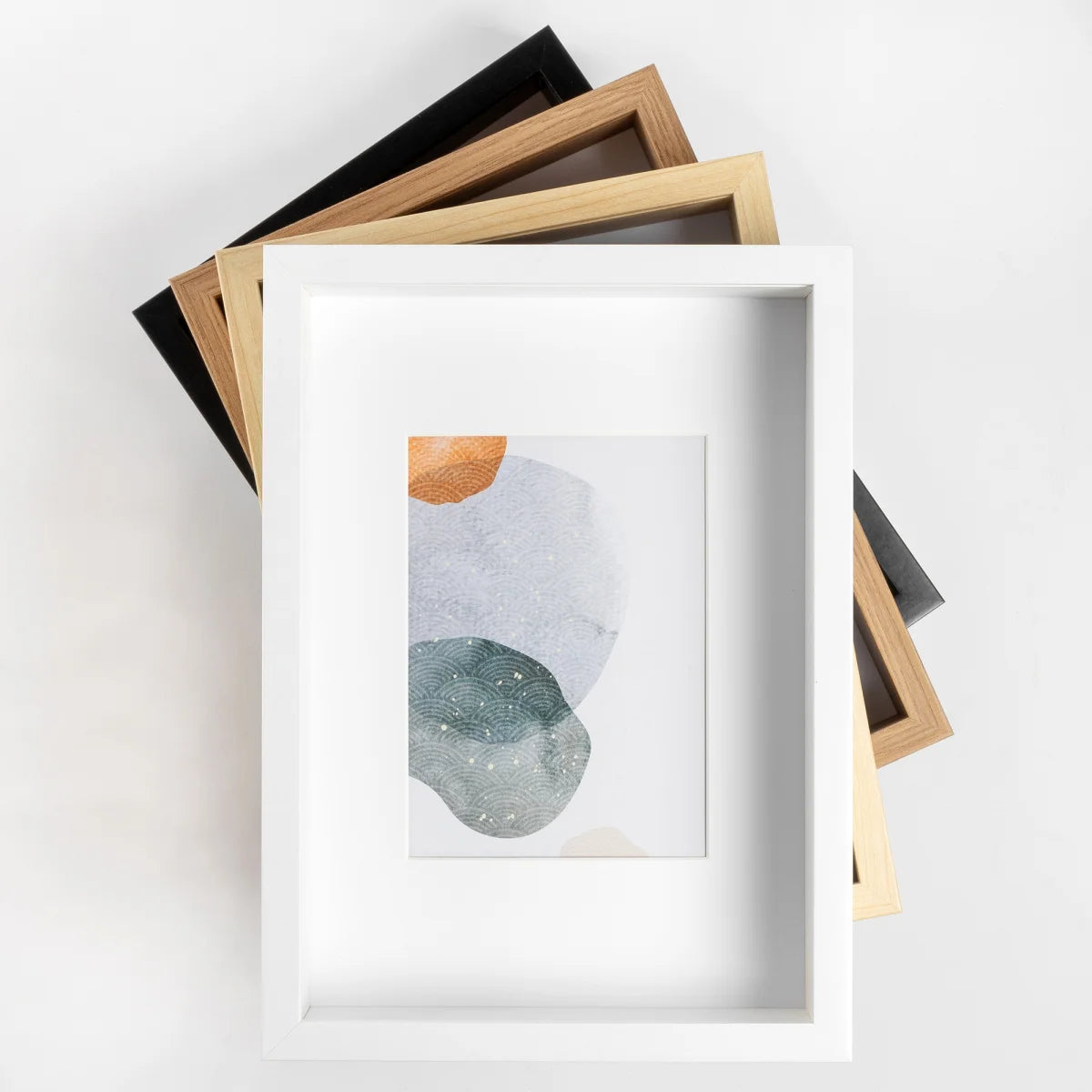 Shape 3D FSC-fotolijst 25x25 wit