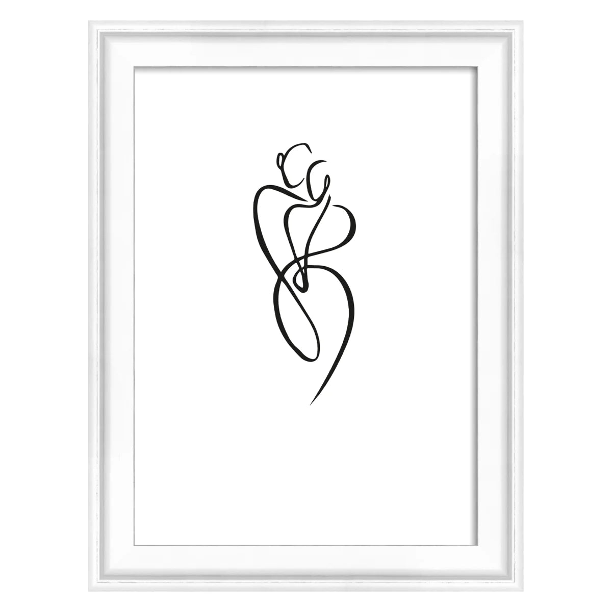 Silhouette fotolijst 10x15 wit
