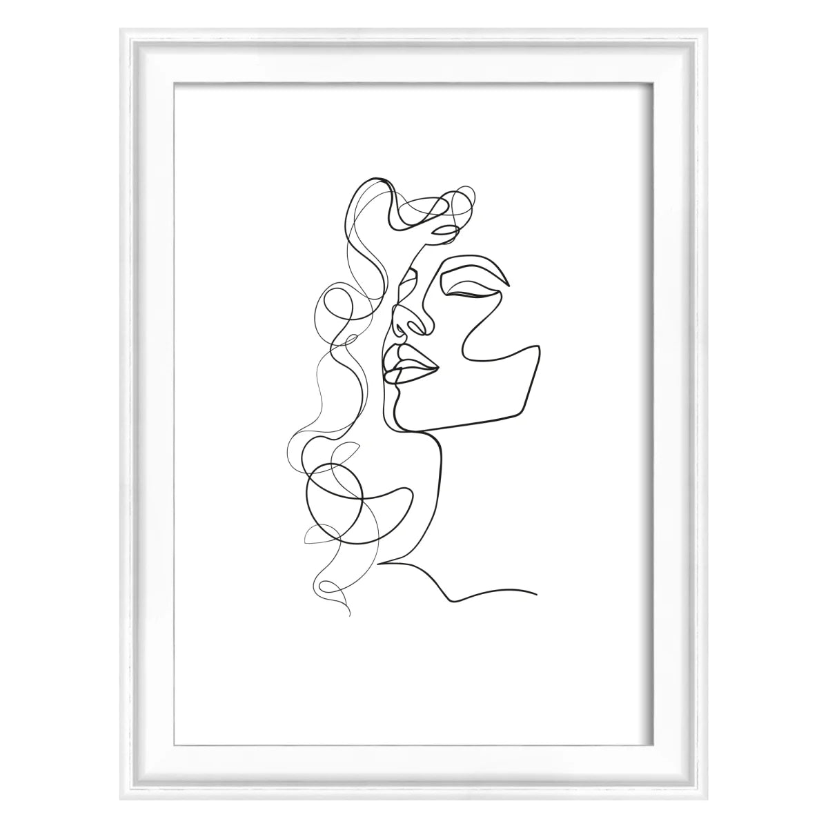Silhouette fotolijst 13x18 wit