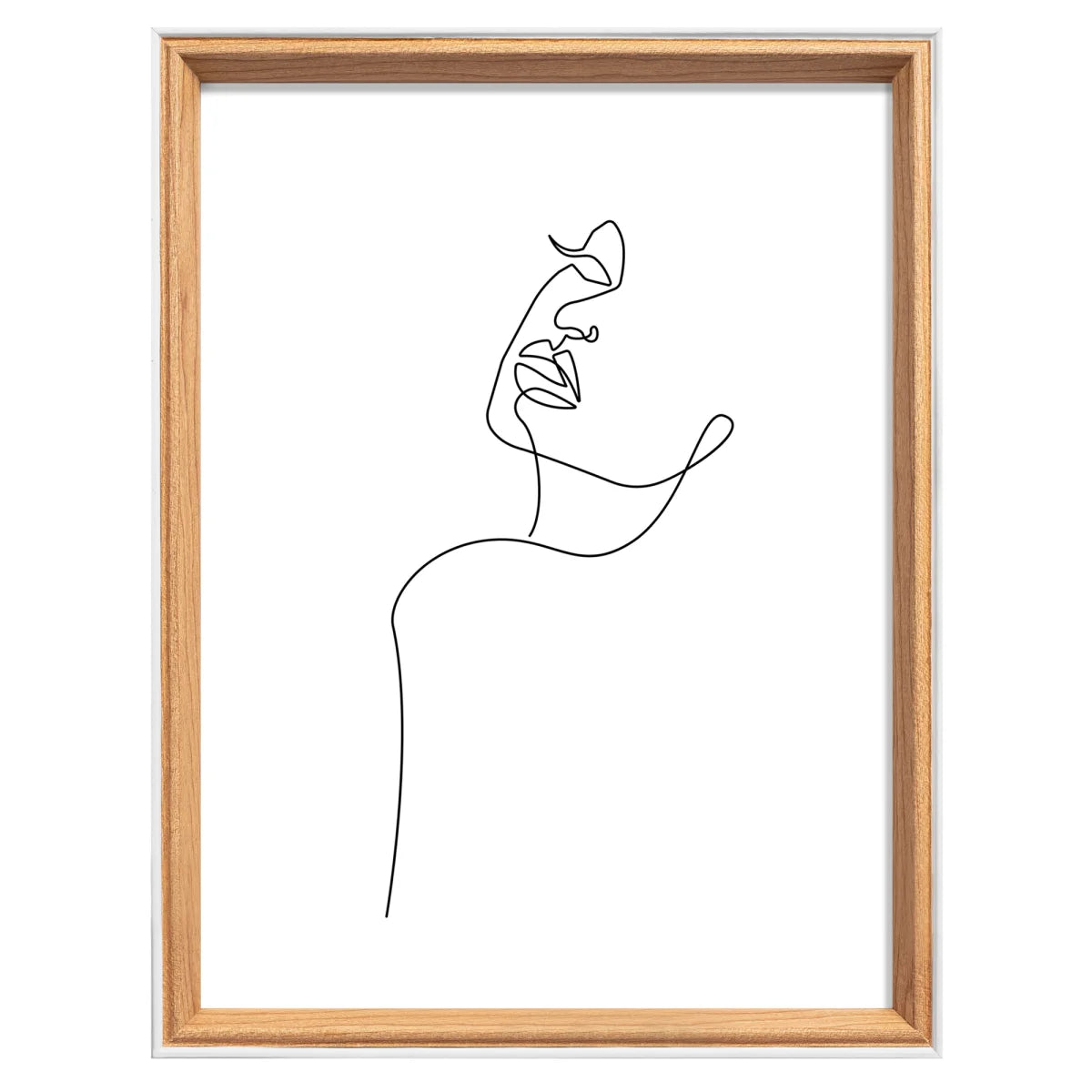 Silhouette fotolijst 18x24 beuken