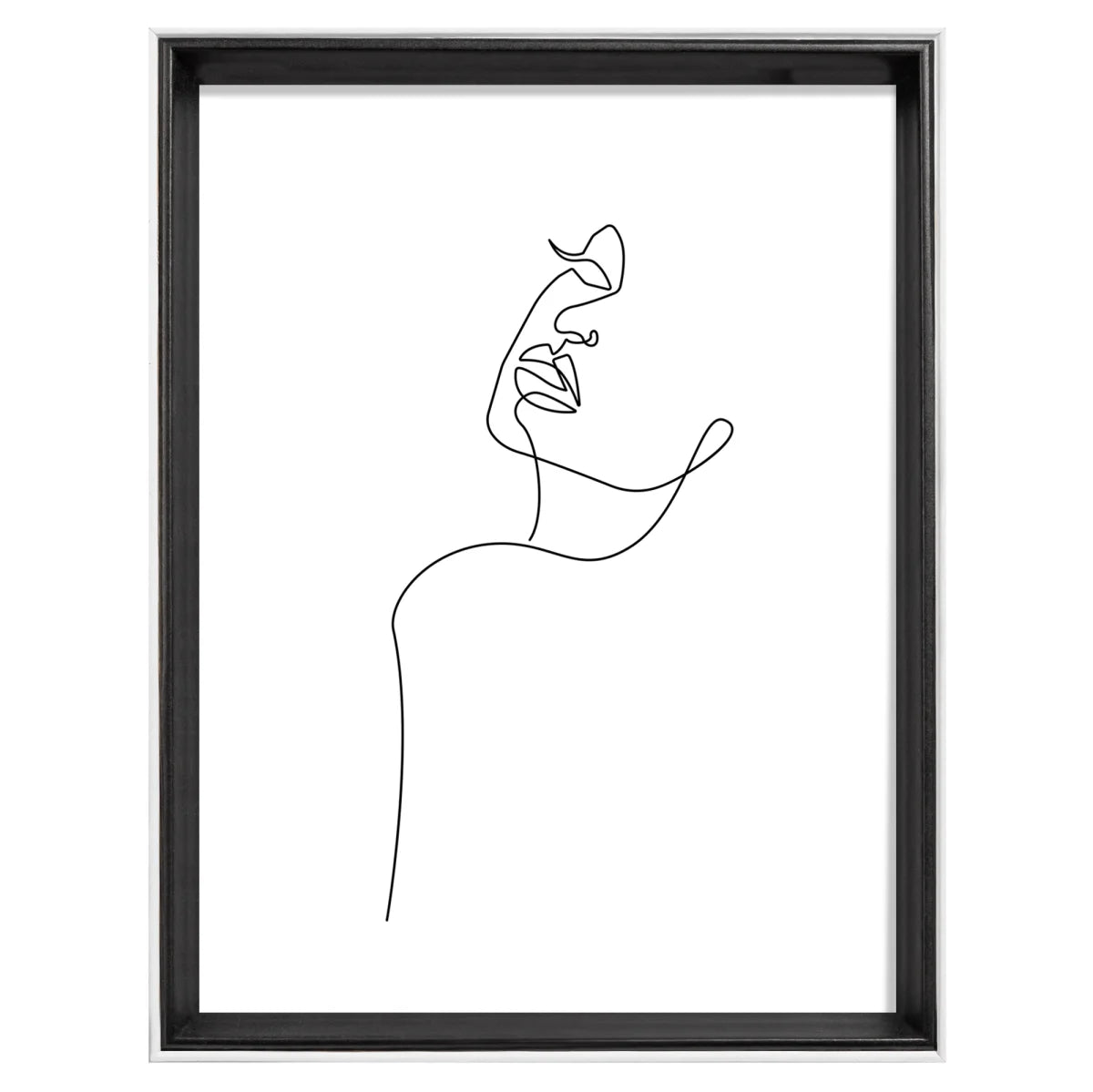 Silhouette fotolijst 18x24 zwart