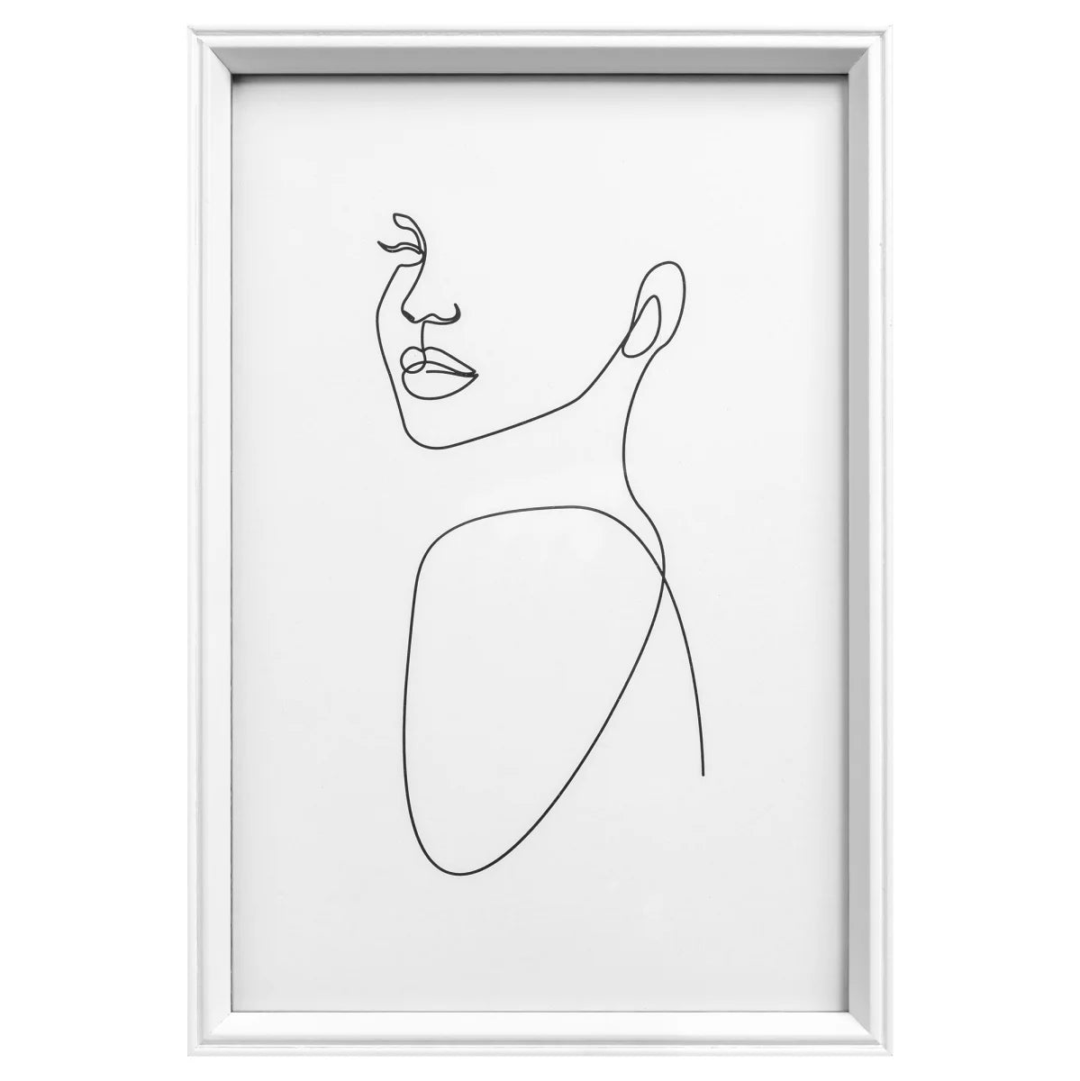 Silhouette fotolijst 40x50 wit