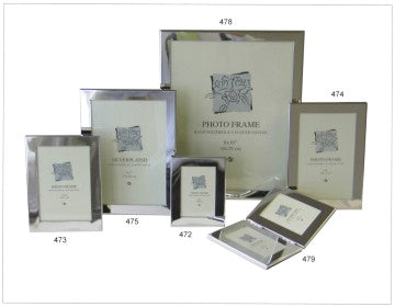 Fotolijst silverplated modern breed