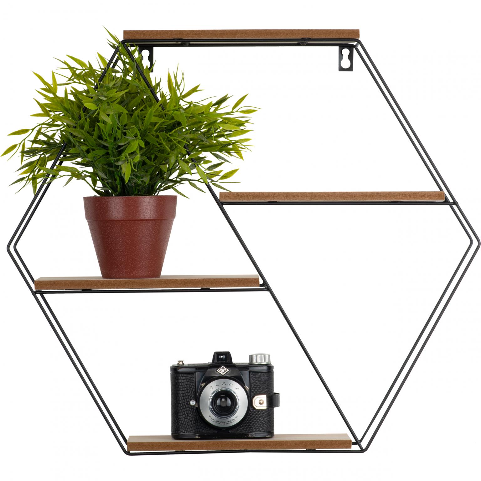 Wandrek - Henzo - 445x50x10 cm - Zwart
