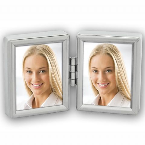 Zep Fotolijst 8735DL Silver 2x 3,5x4,5 cm voor 2 Pasfoto s
