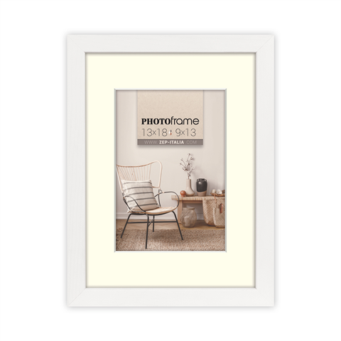 Zep Fotolijst V4546W Malmo White 7x10 / 10x15 cm