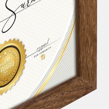 Zep V4721N Certificate bruin 21x29,7 [A4]