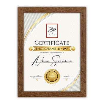 Zep V4721N Certificate bruin 21x29,7 [A4]
