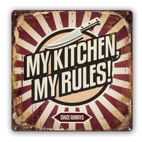 Zep Wall Art My Kitchen LL695 30x30 cm